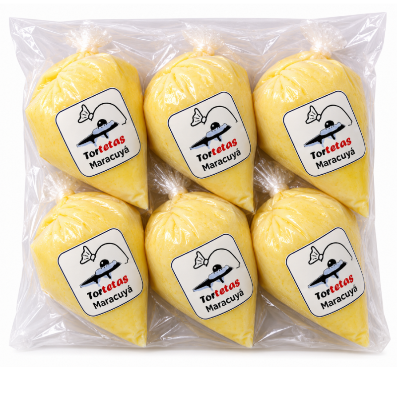 Pack de 6 Helados de Teta Tortetas – Sabor Maracuyá