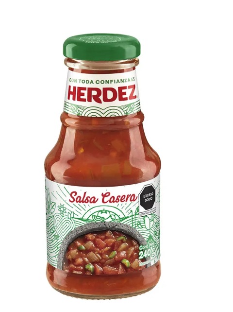 SALSA CASERA HERDEZ 240GR