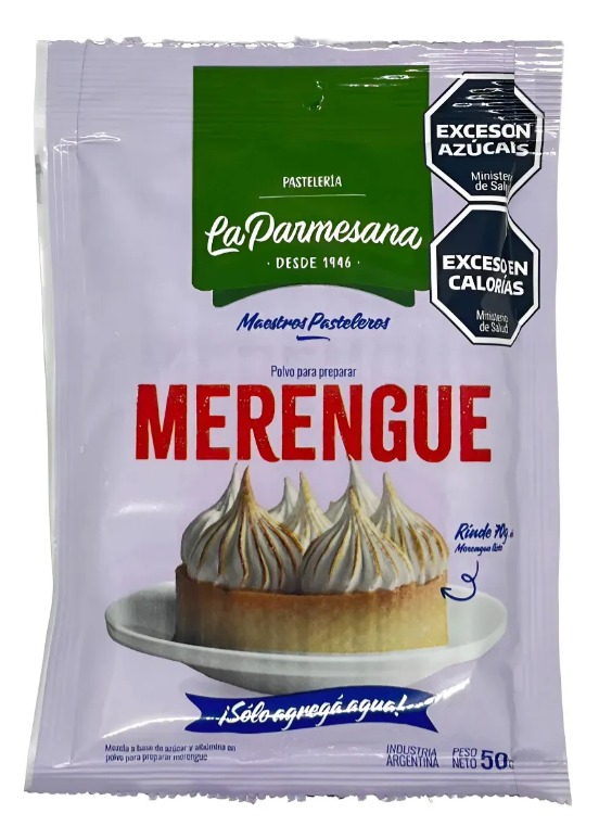 POLVO PARA PREPARAR MERENGUE LA PARMESA 50 GRX15UNDS