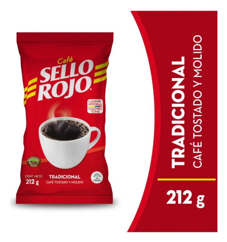 CAFE SELLO ROJO 212 GR