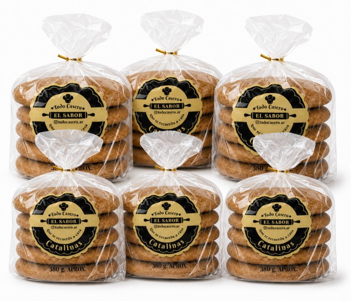 CATALINA TODO CASERO COMBO 6 PACKS