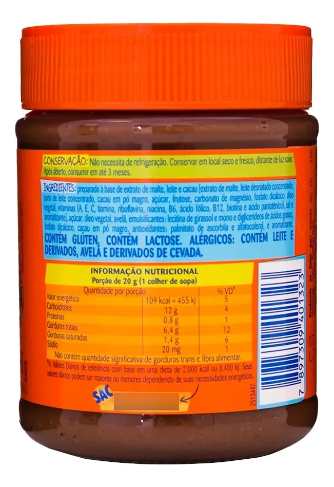 Ovomaltina crocante x 260gr