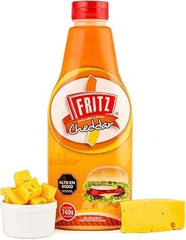 SALSA FRITZ CHEDDAR POTE 740GX6UND