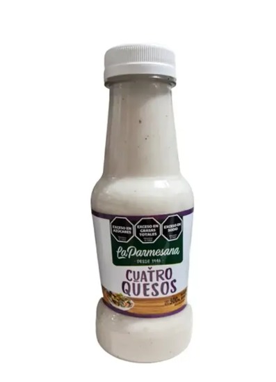SALSA CUATRO QUESOS LA PARMESANA X300GR