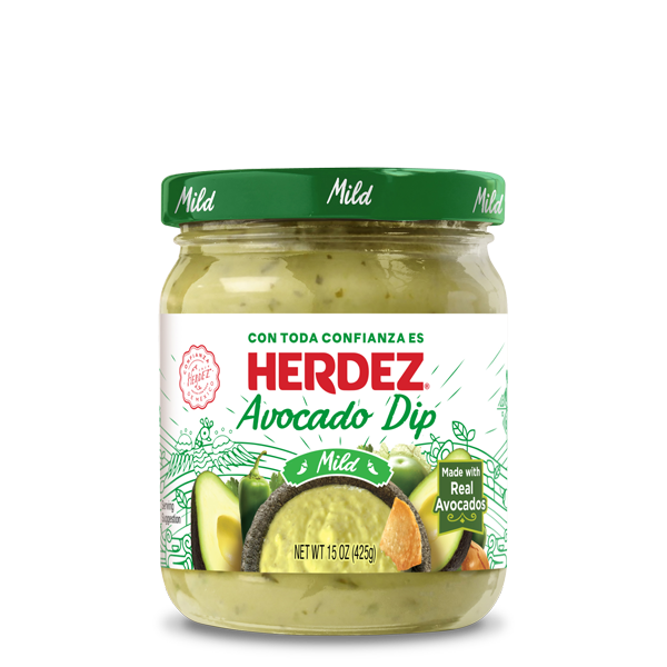 AVOCADO DIP MILD HERDEZ 425GR