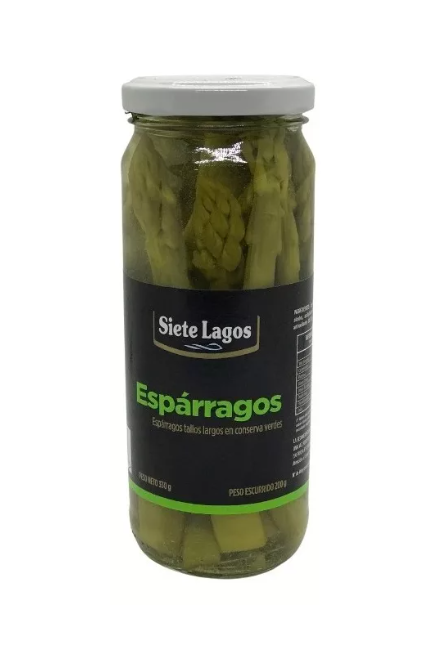 ESPÁRRAGOS VERDES 7 LAGOS 330GR NETO
