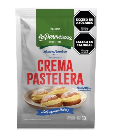 POLVO PARA PREPARAR CREMA PASTELERA LA PARMESANA 50GR