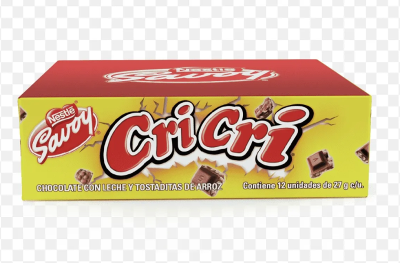 CAJA DE 12 UNDS DE CHOCOLATE SAVOY CRI CRI X 27GR