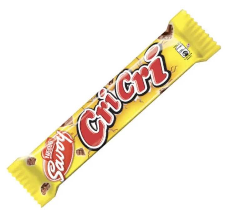 CAJA DE 12 UNDS DE CHOCOLATE SAVOY CRI CRI X 27GR