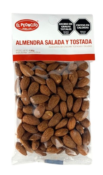 ALMENDRA SALADA Y TOSTADA PEONCITO 100GR