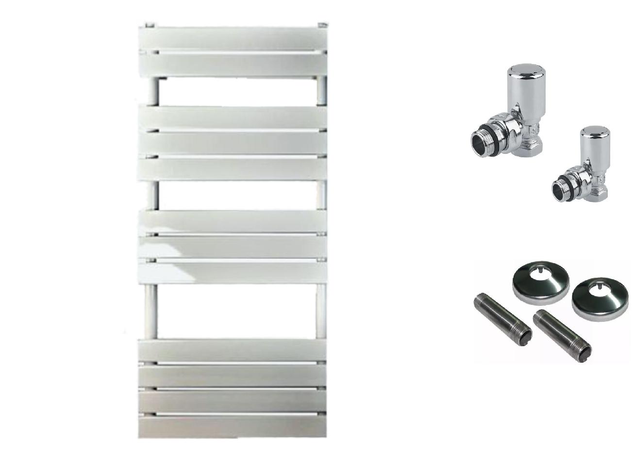 TOALLERO DE AGUA EUTERMA PIATTO 1200 CROMO + KIT COMPLETO DE DISEÑO