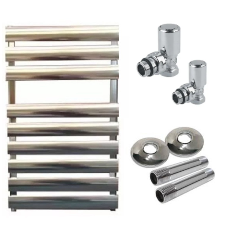 COMBO TOALLERO ITALIANO FIRENZE 800X450 LUX AGUA + KIT COMPLETO DISEÑO