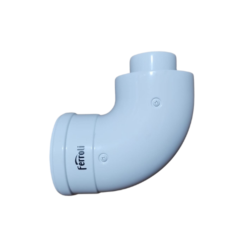 CODO COAXIAL A 90º PARA VENTILACION FERROLI Ø 60/100