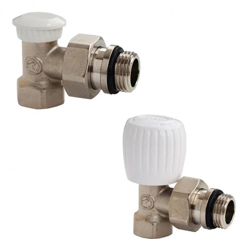 COMBO VALVULA Y DETENTOR ESCUADRA ORKLI PARA RADIADOR