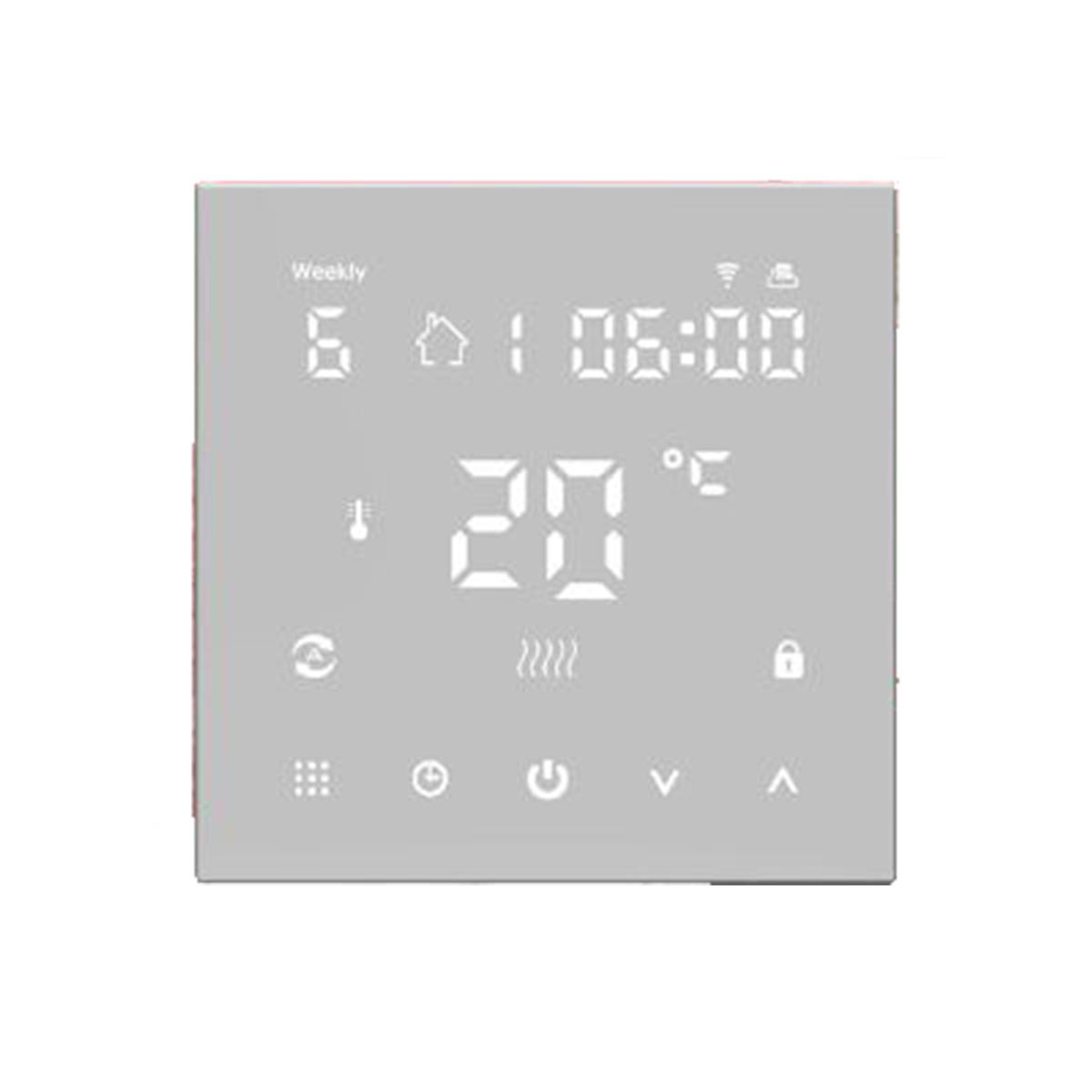 TERMOSTATO DE AMBIENTE WIFI CON VIDRIO BLANCO KALT