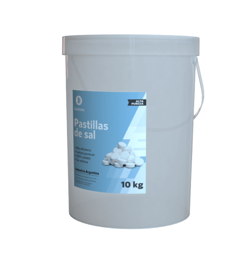 Balde de pastillas de Sal 10kg para Ablandadores Elektrim