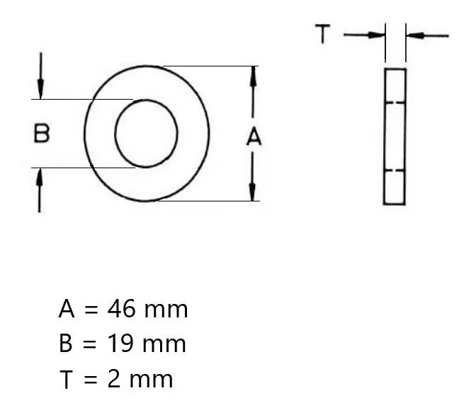 Arandela De Valvula de 6 vias Filtro Lacus Piscina