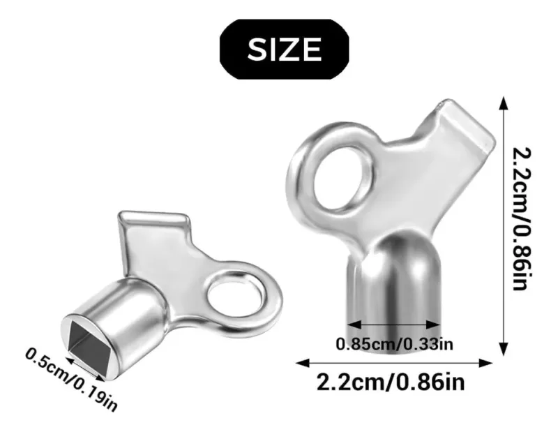 LLAVE MARIPOSA METAL PARA PURGADOR MANUAL DE RADIADOR