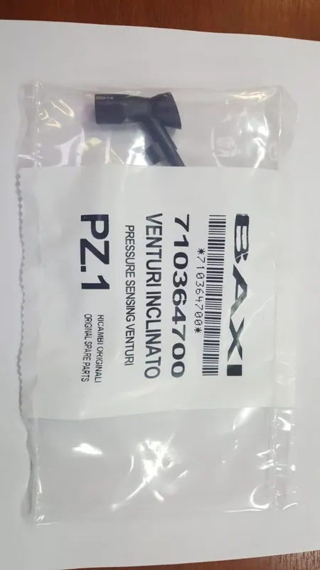 Repuesto venturi Plastico Simple Inclinado Caldera Baxi Main 24 Fi