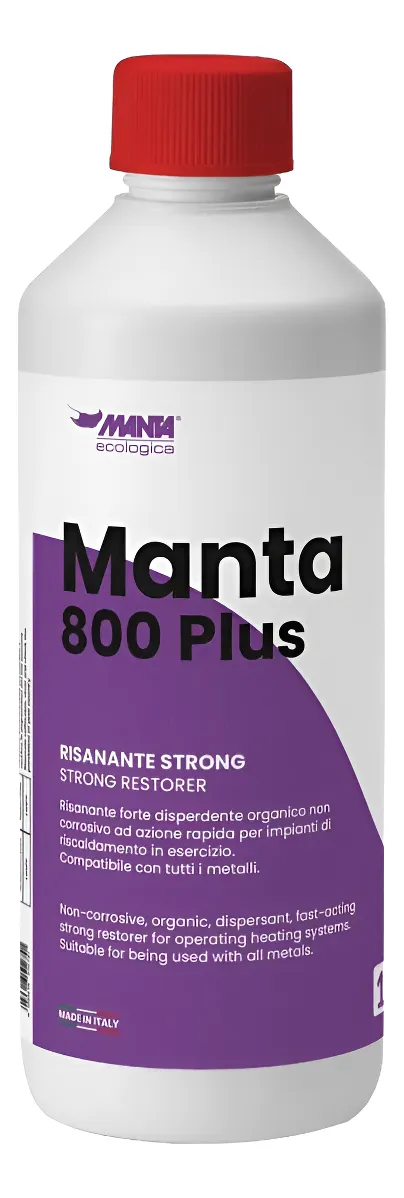 LIQUIDO MANTA 800 PLUS PARA LAVADO DE INSTALACIONES CON BOMBA 1000 ML