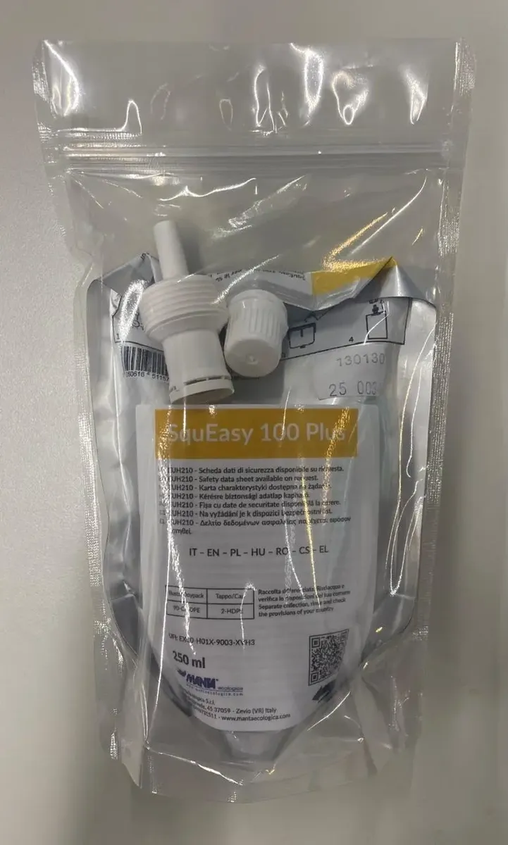 LIQUIDO SQUEASY ( SACHET ) MANTA 100 PLUS ANTICORROSIVO FILMANTE POS LAVADO 250 ML