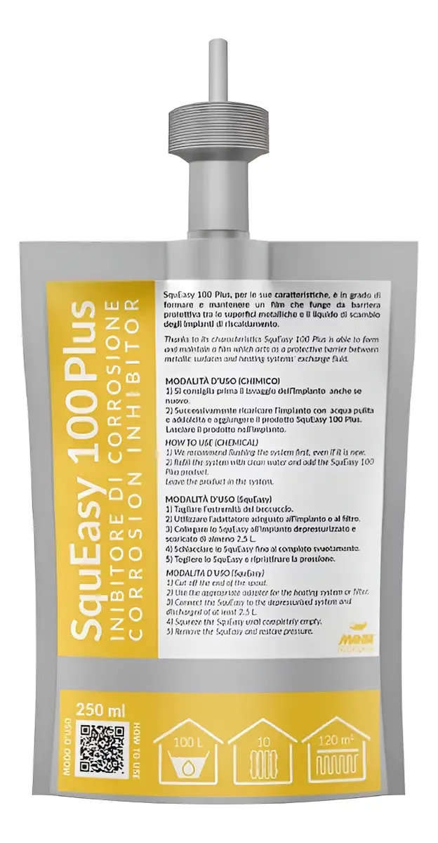 LIQUIDO SQUEASY ( SACHET ) MANTA 100 PLUS ANTICORROSIVO FILMANTE POS LAVADO 250 ML