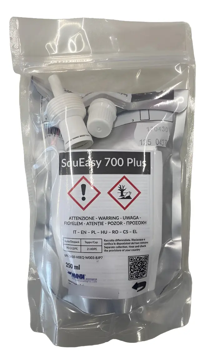 LIQUIDO SQUEASY ( SACHET ) MANTA 700 PLUS BIOCIDA ALGUICIDA PARA PISO RADIANTE 250 ML