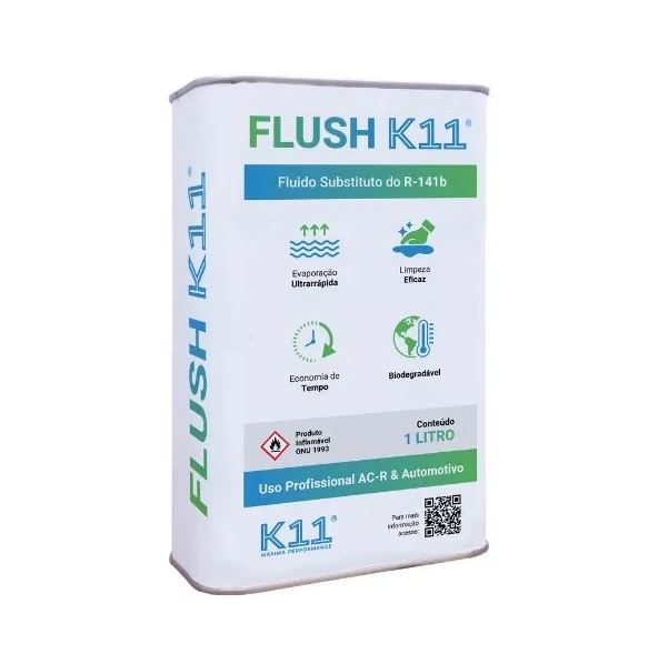 K11 FLUSH LIQUIDO AGENTE DE LIMPIEZA PARA CAÑERIA , COMPRESORES SUSTITUTO DE R 141