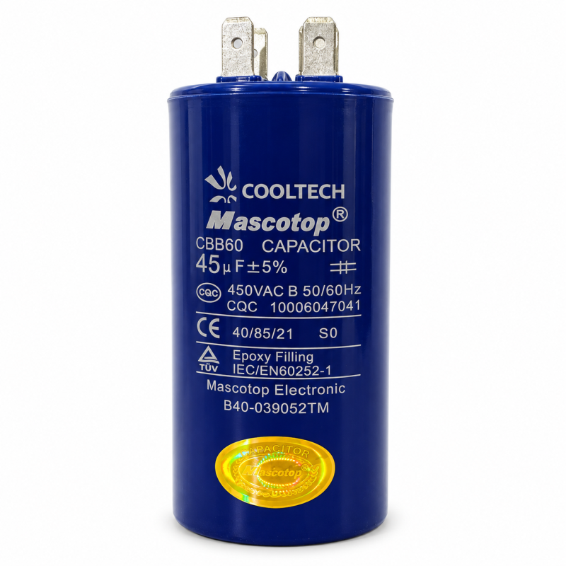 REPUESTO CAPACITOR COOLTECH 45 MF 440V