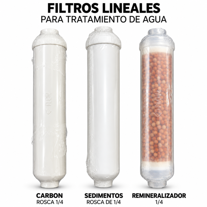 COMBO FILTROS LINEAL PARA TRATAMIENTO DE AGUA