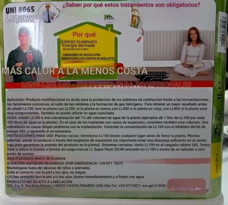 LIQUIDO PASIVADOR LONG LIFE 100 GEL