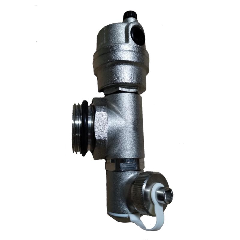 Repuesto Combo Purgador, Racord Y Grifo para colector Hidroflex