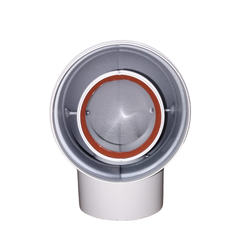 CODO COAXIAL A 90º PARA VENTILACION FONDITAL Ø60/100