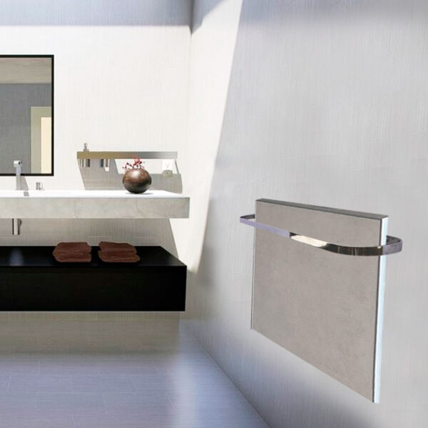 COMBO PANEL CALEFACTOR CALORFLAT 620W VERTICAL BEIGE ELEGANCE + BARRAL