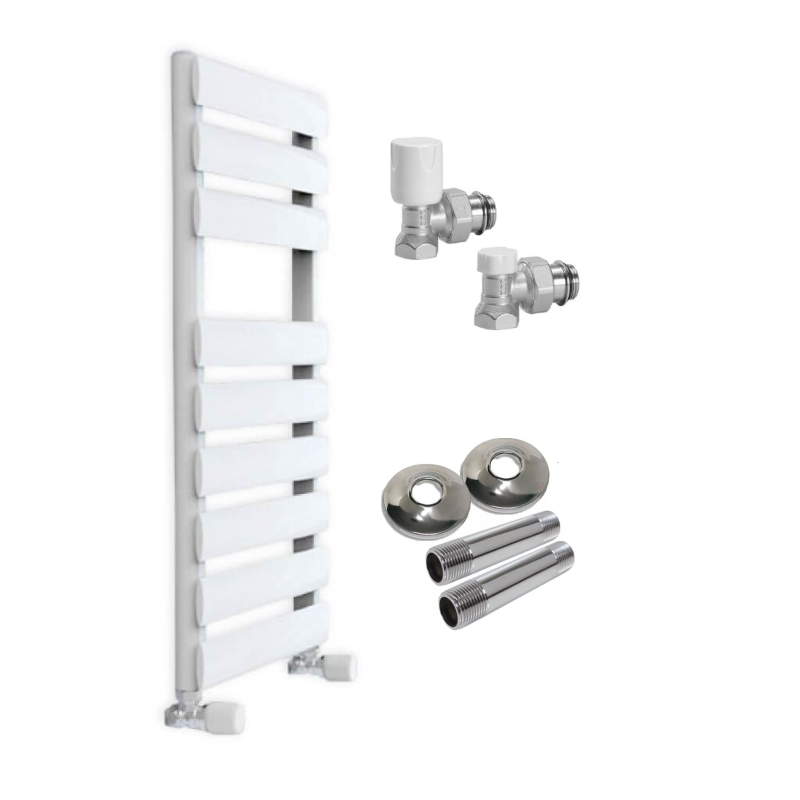 COMBO TOALLERO ITALIANO FIRENZE 800X450 BLANCO AGUA + KIT COMPLETO