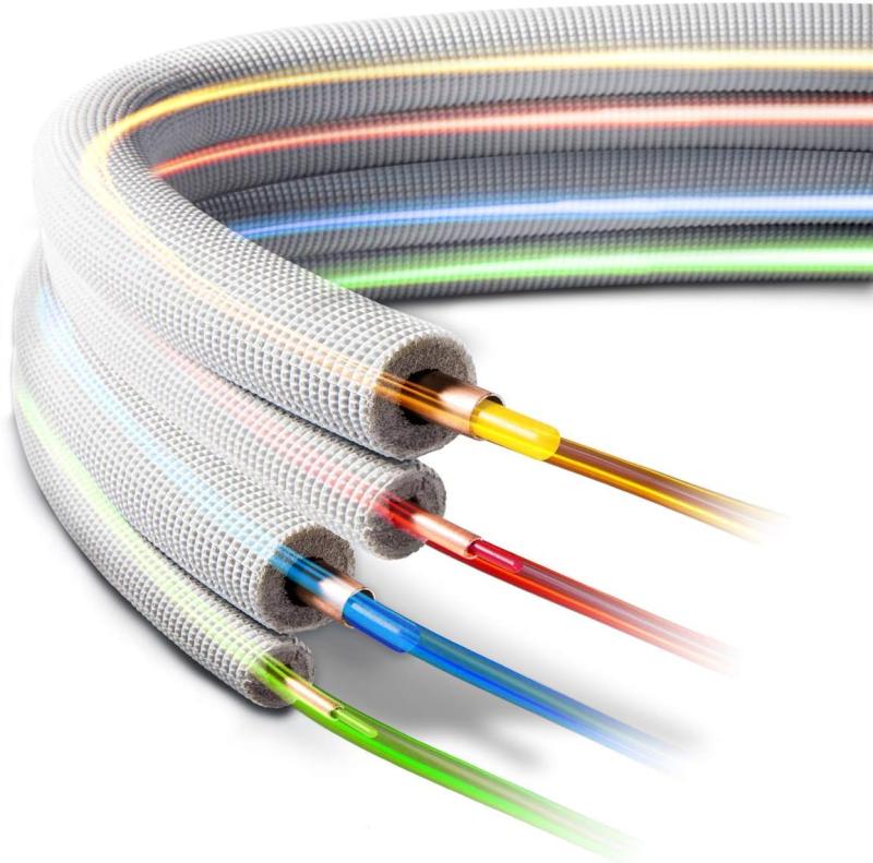 KIT 4 LINEAS PARA DOBLAR CAÑO AIRE SPLIT 1/4" 3/8" 1/2" 5/8" X 4MTS