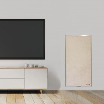 PLACA CALEFACTOR CALORFLAT 620W VERTICAL BEIGE LINEA ELEGANCE