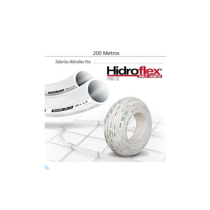 Rollo de Tubo Pex de 20mm X 200Mts Hidroflex