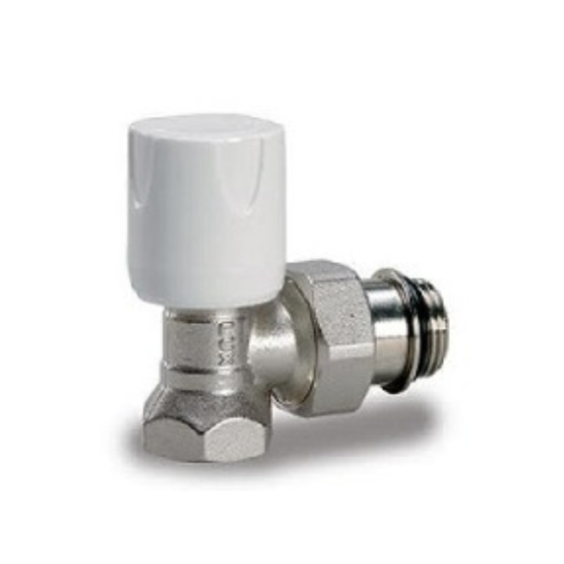 VALVULA ESCUADRA DE 1/2 LUXOR ITALIANA PARA RADIADOR