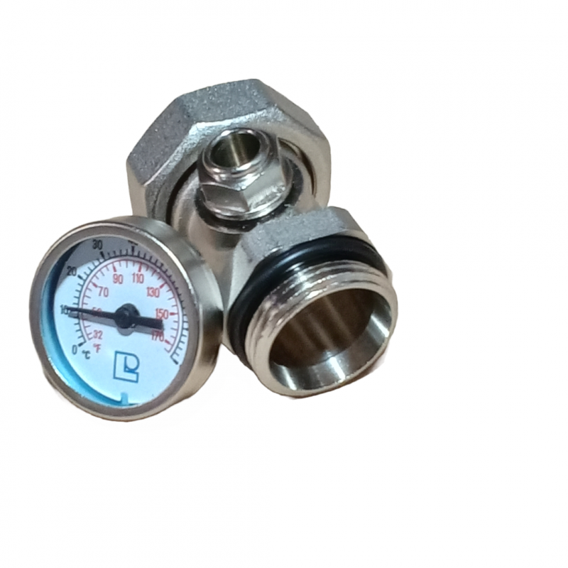 Cuerpo Con Roscas De 1 Y Reloj Para Colector Luxor