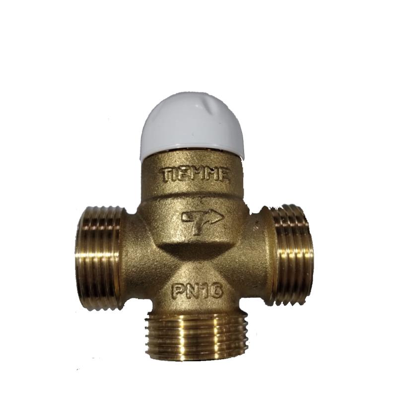 Valvula termostatica de 3 salidas desviadora/mezcladora 1"