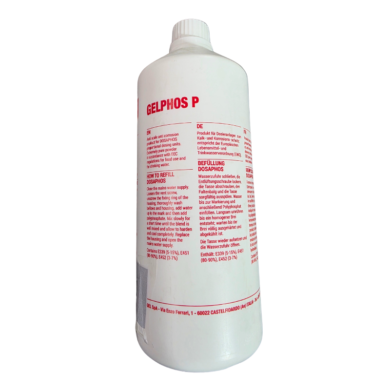 RECARGA GEL ANTISARRO Y ANTICORROSION ( PARA DOSIFICADOR GELPHOS P) GEL