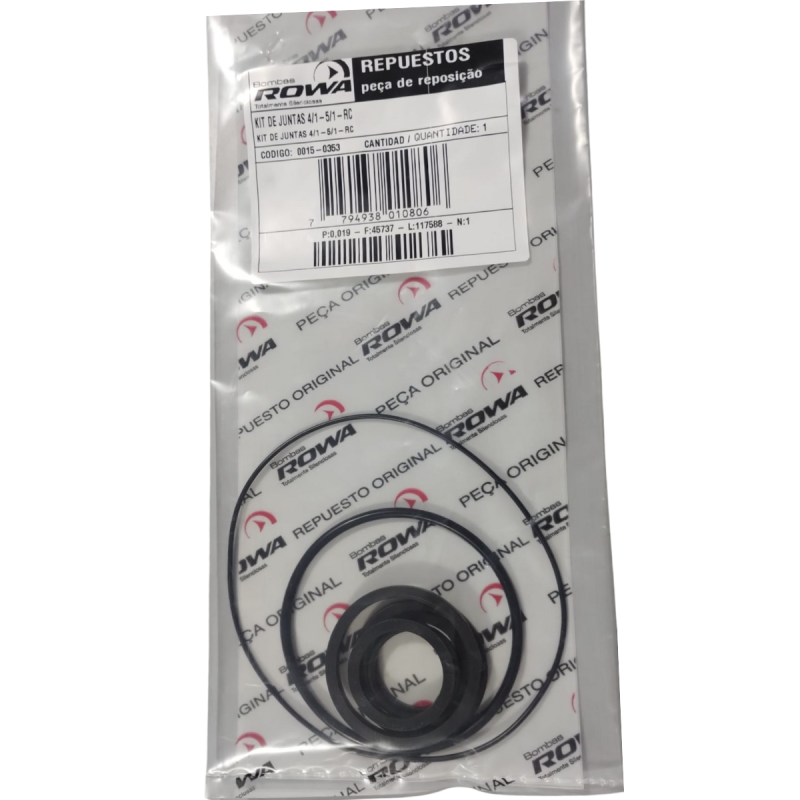 KIT DE JUNTAS PARA BOMBA ROWA INTELIGENTE 20