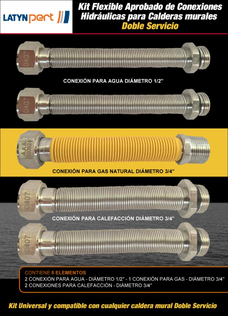 COMBO CALDERA MURAL ASUA SD32-B5 DOBLE SERVICIO (TERMOSTATO + FLEXIBLE)