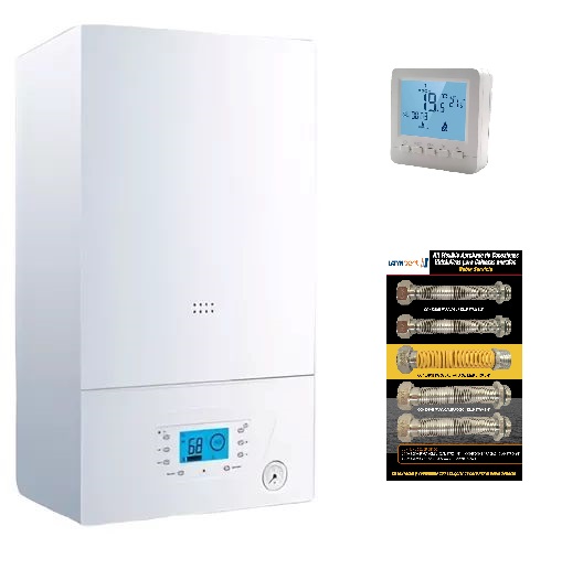 COMBO CALDERA MURAL ASUA SD32-B5 DOBLE SERVICIO (TERMOSTATO + FLEXIBLE)