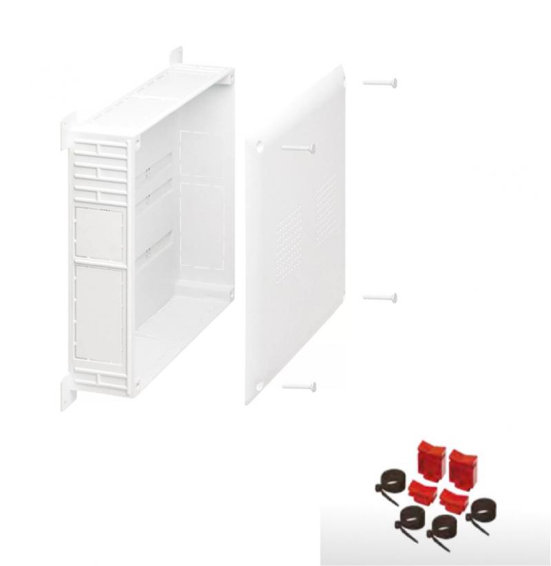 Gabinete Plastico 500 + Sujetador Para Colectores