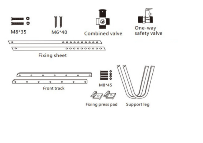 PANEL SOLAR CALENTADOR DE AGUA SANITARIA 150L REHAU
