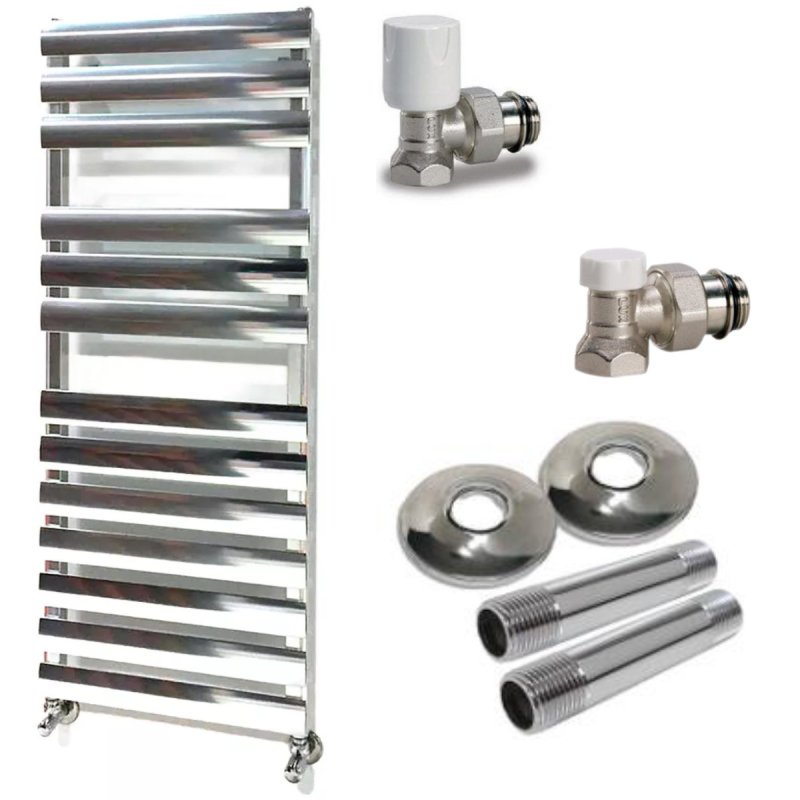 COMBO TOALLERO ITALIANO FIRENZE 1500X450 LUX AGUA + KIT COMPLETO