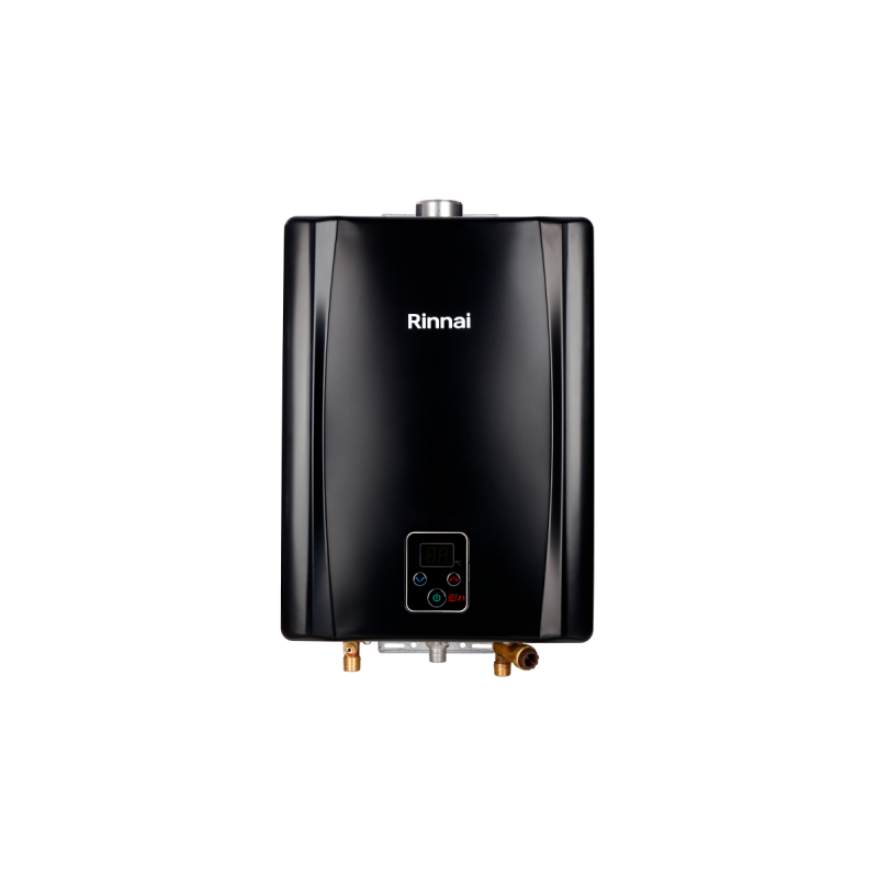 CALEFON RINNAI 21 LITROS DIGITAL GAS ENVASADO NEGRO