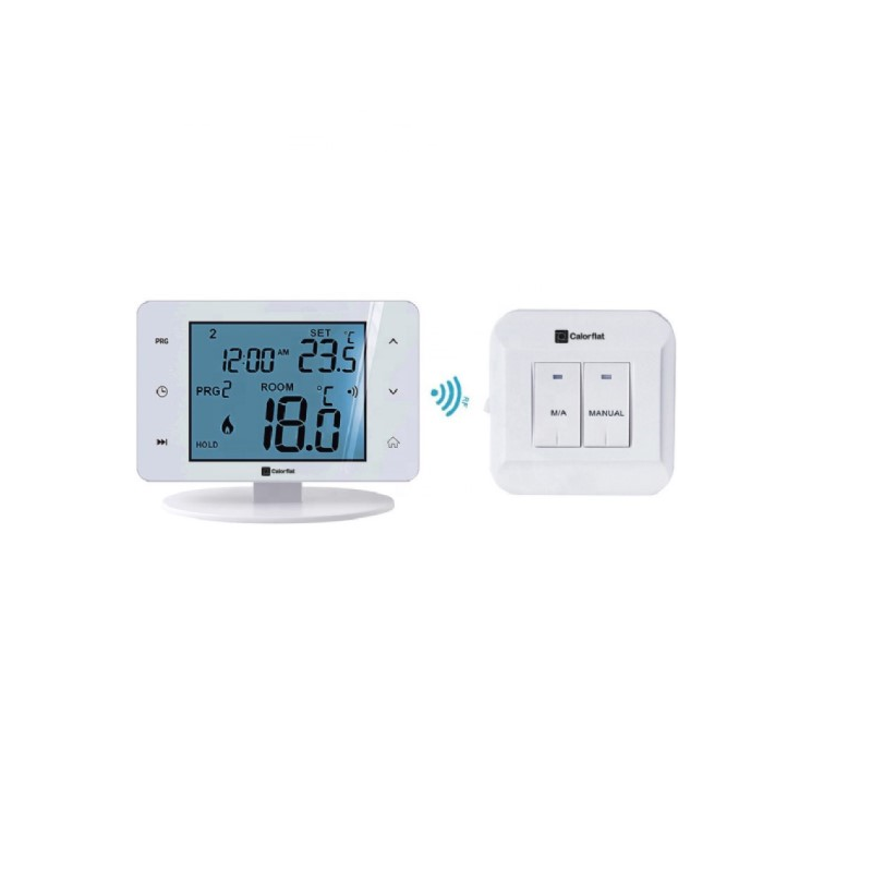 TERMOSTATO DIGITAL PROGRAMABLE INALAMBRICO CALORFLAT